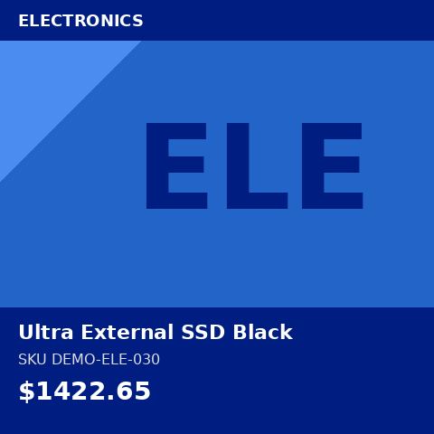 Ultra External SSD Black