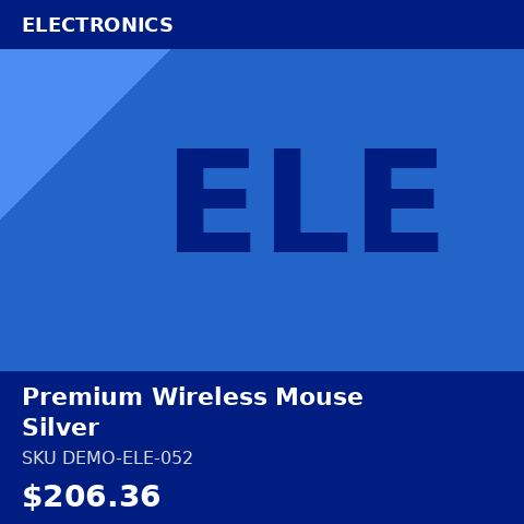 Premium Wireless Mouse Silver