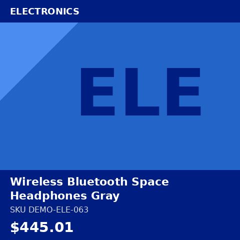 Wireless Bluetooth Headphones Space Gray