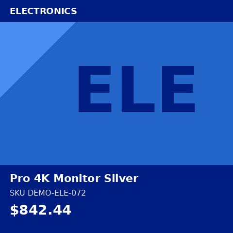 Pro 4K Monitor Silver
