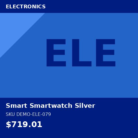 Smart Smartwatch Silver