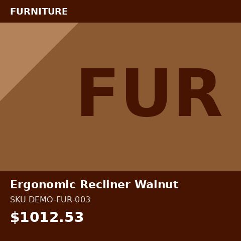 [DEMO-FUR-003] Ergonomic Recliner Walnut