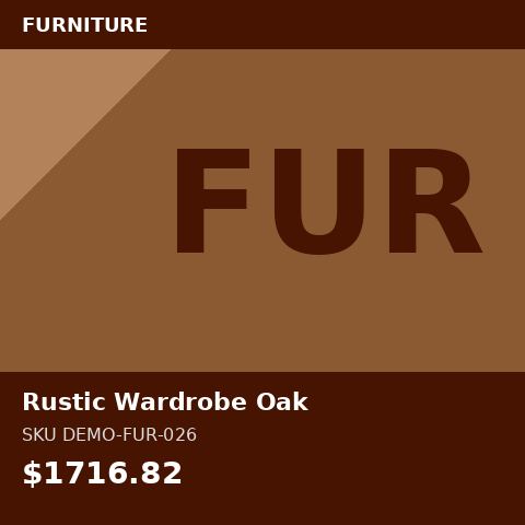 Rustic Wardrobe Oak
