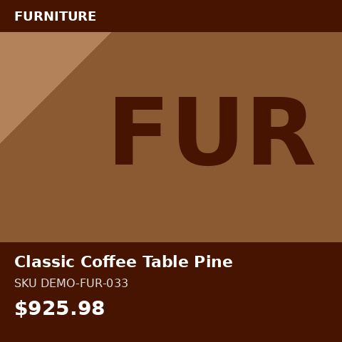 Classic Coffee Table Pine