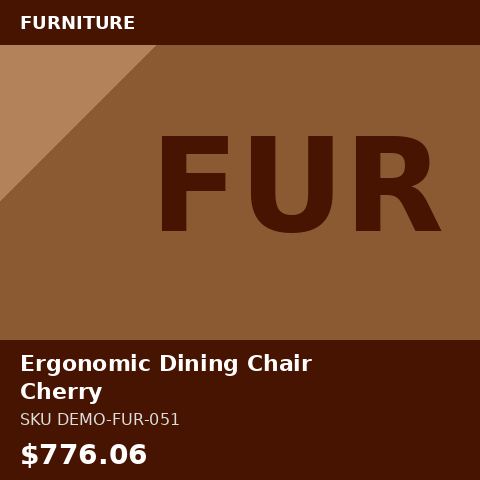 Ergonomic Dining Chair Cherry