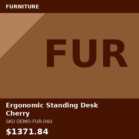 Ergonomic Standing Desk Cherry