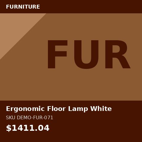 Ergonomic Floor Lamp White