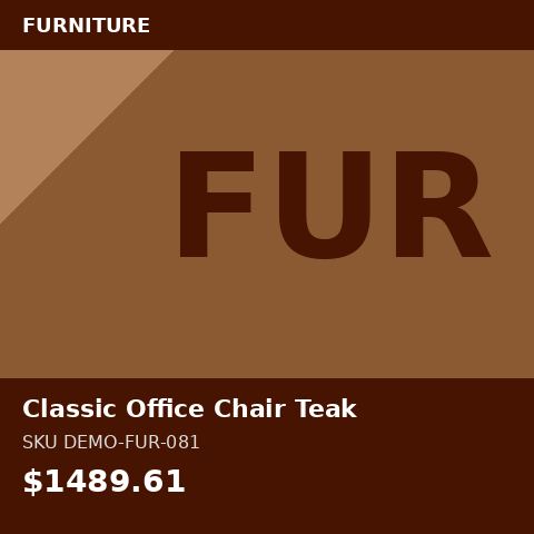 Classic Office Chair Teak