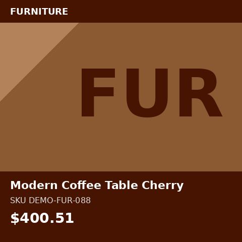 Modern Coffee Table Cherry