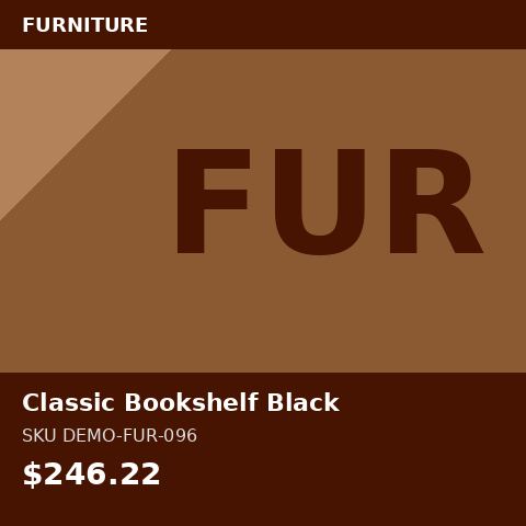 Classic Bookshelf Black