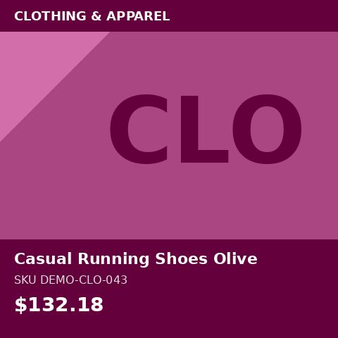 Casual Running Shoes Olive