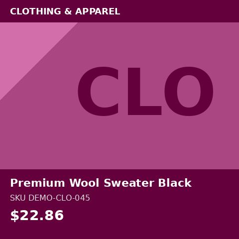 Premium Wool Sweater Black
