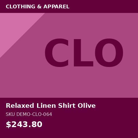 Relaxed Linen Shirt Olive