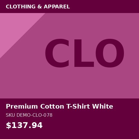 Premium Cotton T-Shirt White