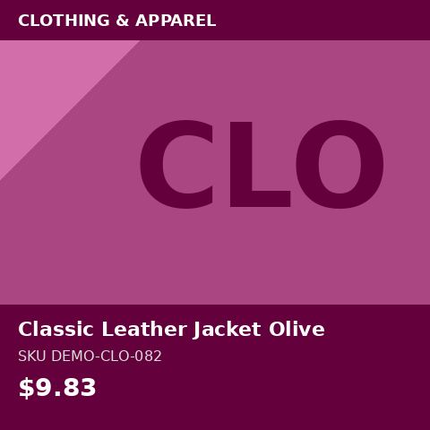 Classic Leather Jacket Olive