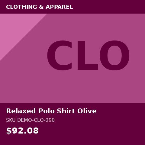 Relaxed Polo Shirt Olive