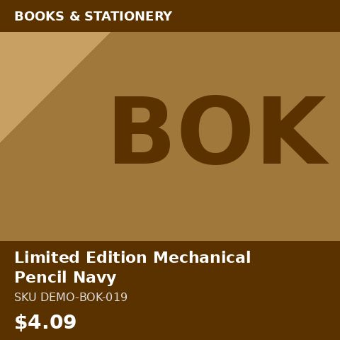 [DEMO-BOK-019] Limited Edition Mechanical Pencil Navy