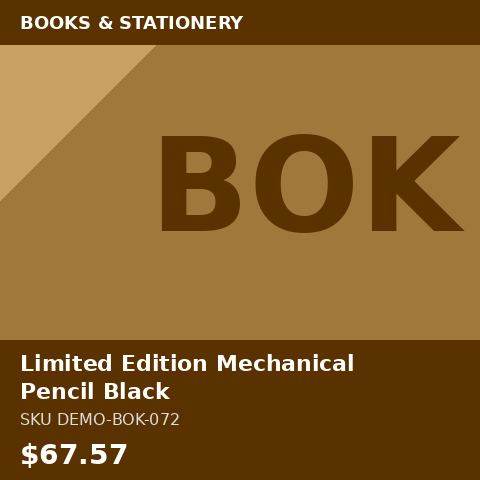 Limited Edition Mechanical Pencil Black