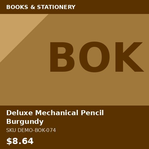 Deluxe Mechanical Pencil Burgundy