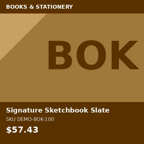 Signature Sketchbook Slate