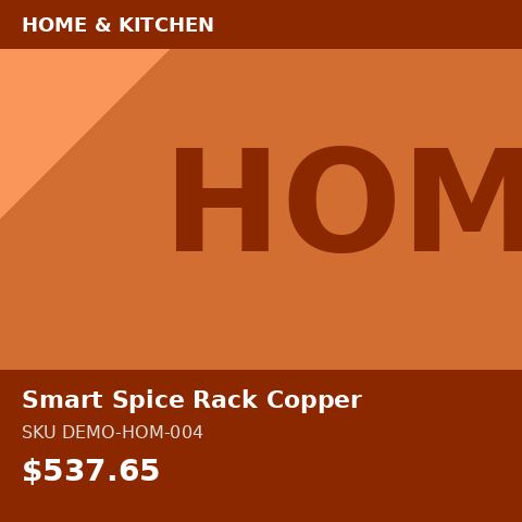 [DEMO-HOM-004] Smart Spice Rack Copper