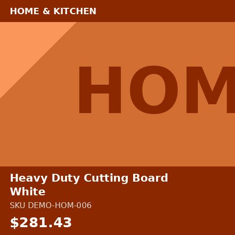 [DEMO-HOM-006] Heavy Duty Cutting Board White