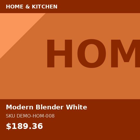 [DEMO-HOM-008] Modern Blender White