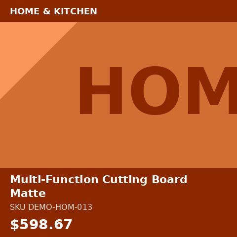 [DEMO-HOM-013] Multi-Function Cutting Board Matte