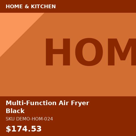 Multi-Function Air Fryer Black