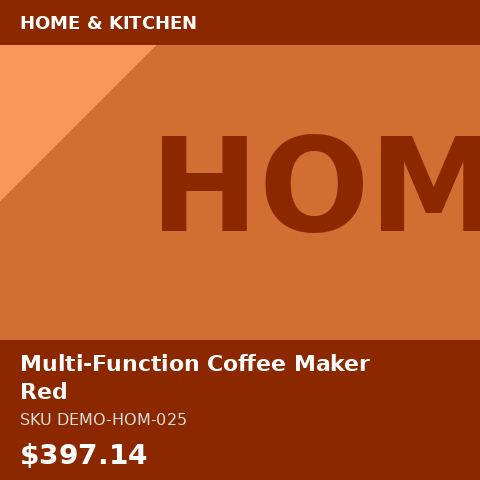 Multi-Function Coffee Maker Red