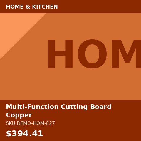 Multi-Function Cutting Board Copper