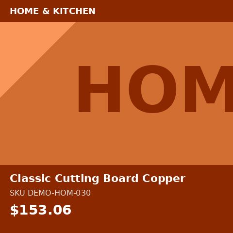 Classic Cutting Board Copper