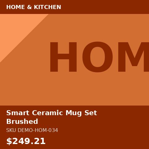 Smart Ceramic Mug Set Brushed