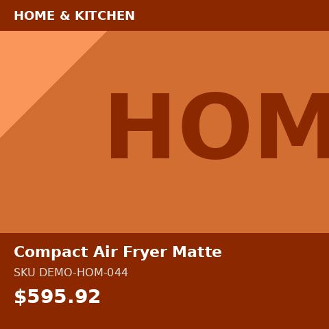 [DEMO-HOM-044] Compact Air Fryer Matte