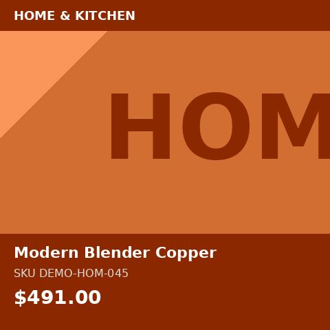 Modern Blender Copper