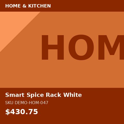 Smart Spice Rack White