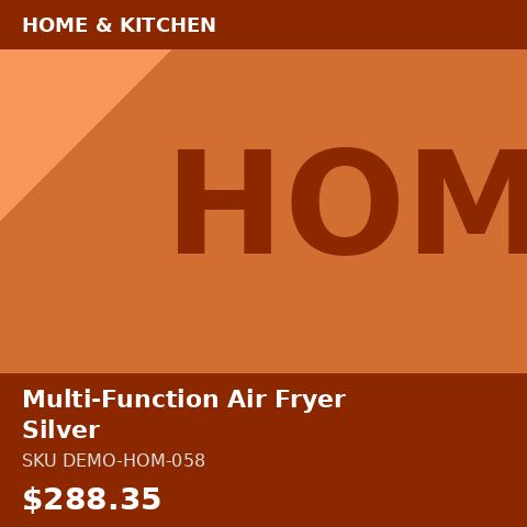 Multi-Function Air Fryer Silver