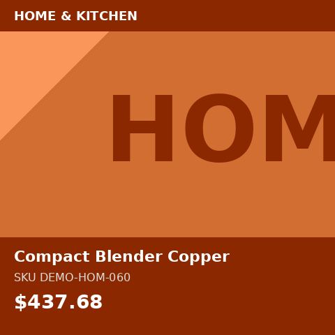 Compact Blender Copper