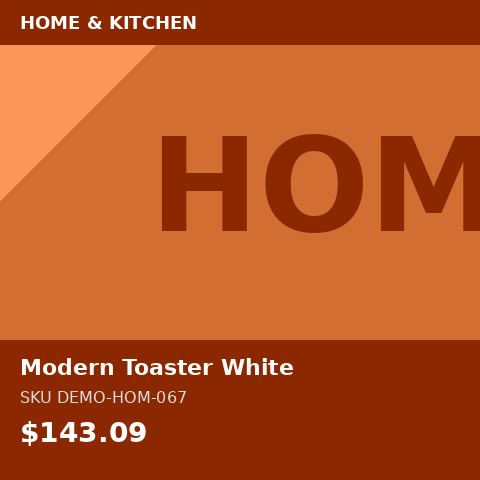 Modern Toaster White