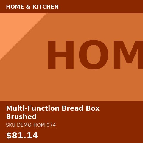 Multi-Function Bread Box Brushed