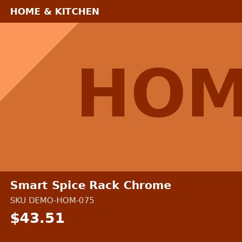 Smart Spice Rack Chrome