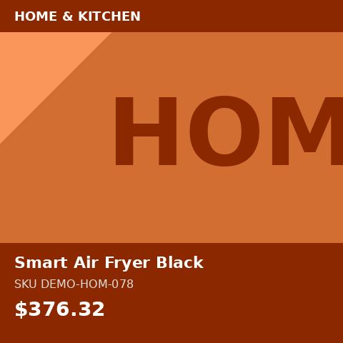 [DEMO-HOM-078] Smart Air Fryer Black