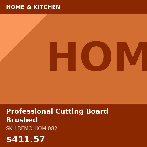 [DEMO-HOM-082] Professional Cutting Board Brushed