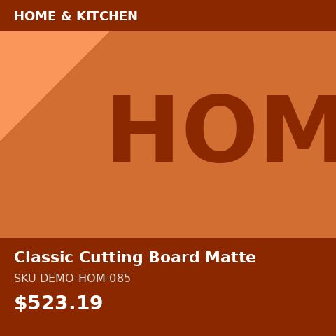 [DEMO-HOM-085] Classic Cutting Board Matte