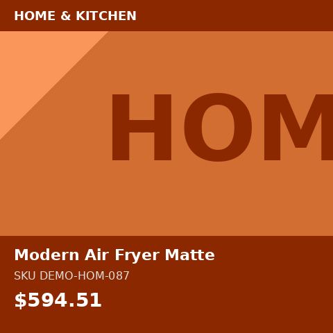 [DEMO-HOM-087] Modern Air Fryer Matte