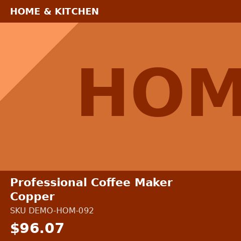 Professional Coffee Maker Copper