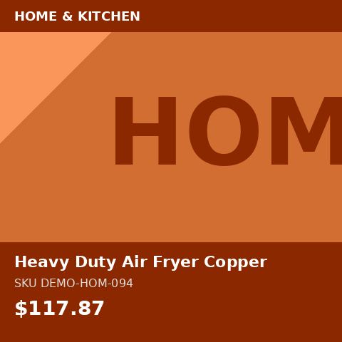 [DEMO-HOM-094] Heavy Duty Air Fryer Copper