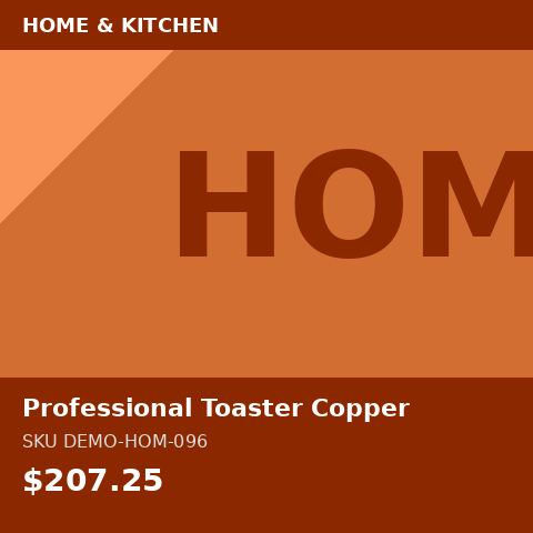 Professional Toaster Copper