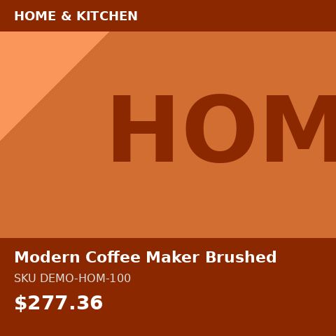Modern Coffee Maker Brushed