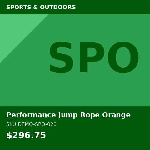 Performance Jump Rope Orange